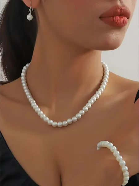 Prelepa si Комплект украшений бусы, серьги, браслет
