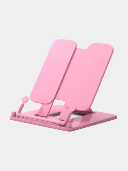 Подставка для книг пластиковая ErichKrause Pastel, розовый 53532