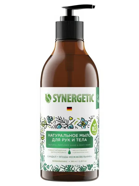Мыло жидкое SYNERGETIC Сандал и Ягоды можжевельника