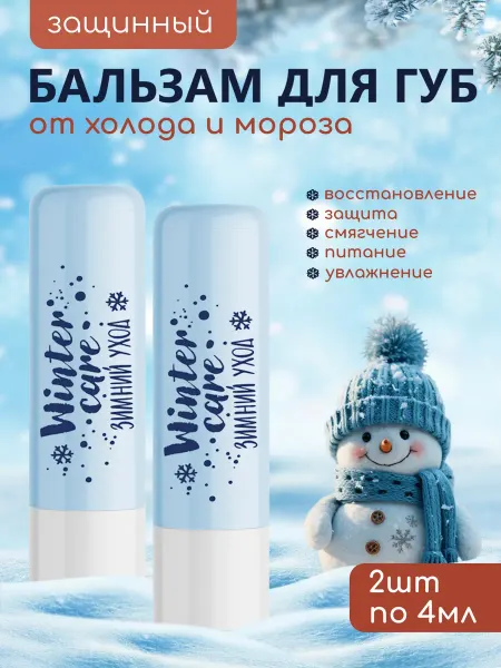 Витэкс Бальзам для губ защитный от холода и мороза 2 шт