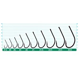 Крючки одинарные Owner Yamajin w/eye BC 53853 №10 (13шт)