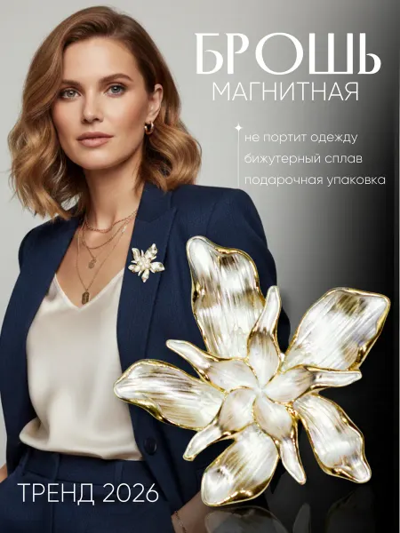 ProDOBRO Брошь на магните