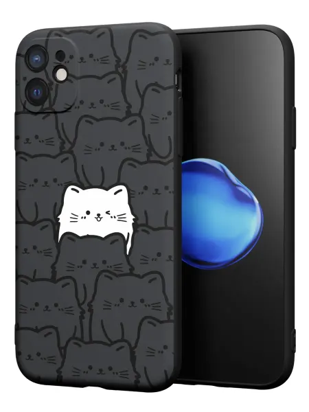 FACTORIA Чехол на Apple iPhone 11 с принтом Котики