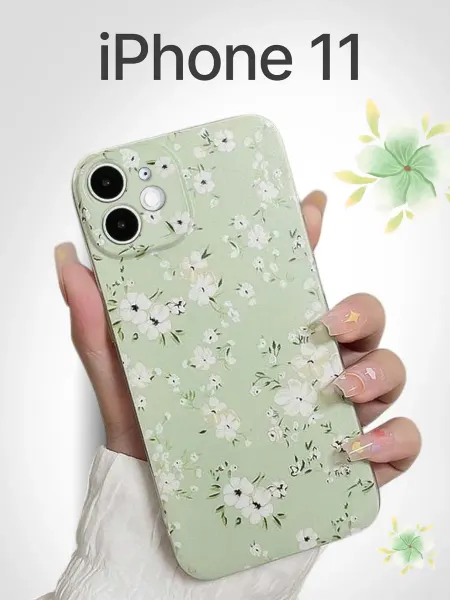 Burkich. Чехол на Iphone 11 силиконовый с матовым напылением