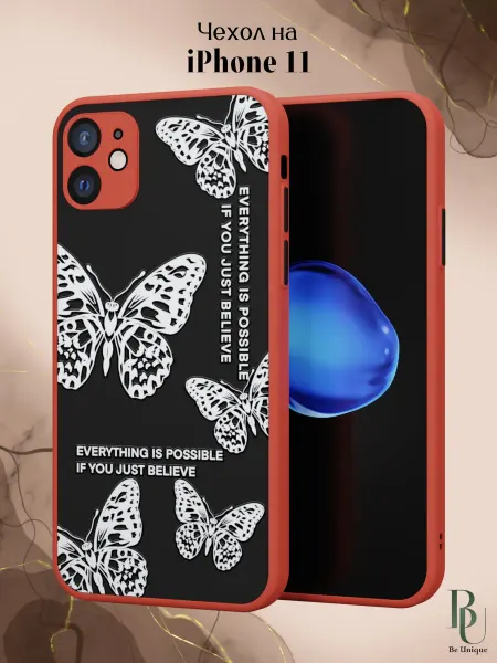 Be Unique Чехол бампер на iPhone 11 Бабочки