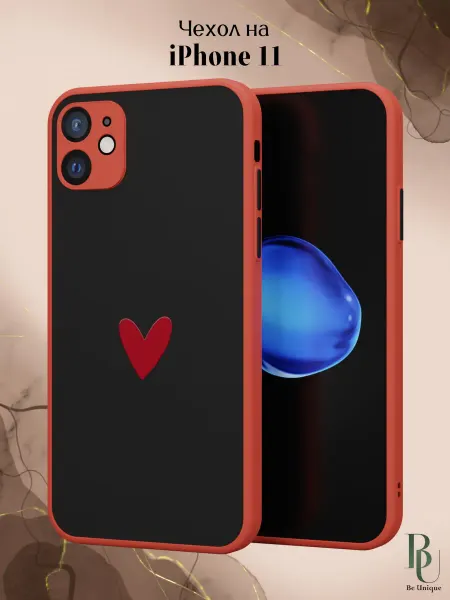 Be Unique Чехол бампер на iPhone 11 Сердечки