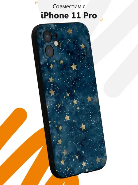 Мобилиус Чехол на iPhone 11 с принтом Коллаж