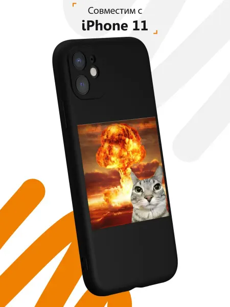 Мобилиус Чехол на iPhone 11 с принтом Мем