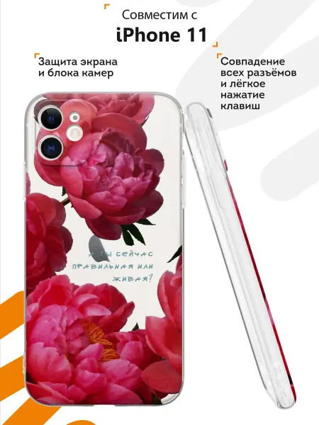 Мобилиус Чехол на iPhone 11 с принтом Мотивация
