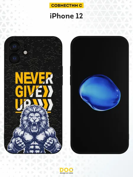 DesignOnCase Чехол на iPhone 12 с принтом лев