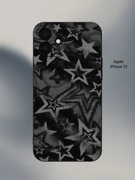 PANCASE Чехол на iPhone 12 с звездочками