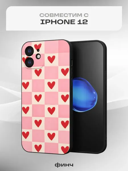 Финч Чехол на iPhone 12 с принтом Эстетика