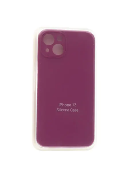 NoName Чехол-накладка для iPhone 13 SILICONE CASE Защита камеры бор