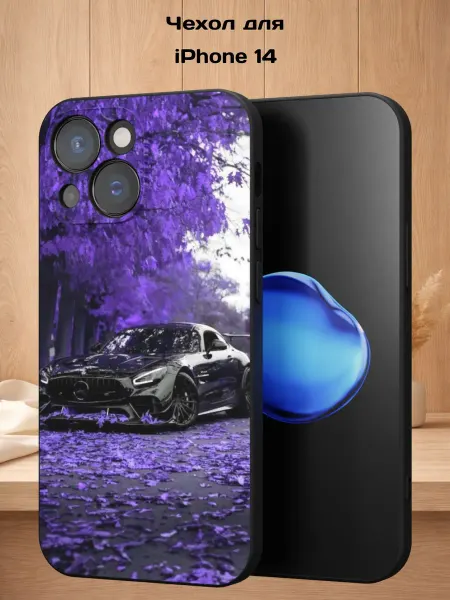 Case Style Чехол на Apple iPhone 14 с принтом Mercedes