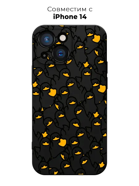 PANCASE Чехол на Apple iPhone 14 с принтом Утки