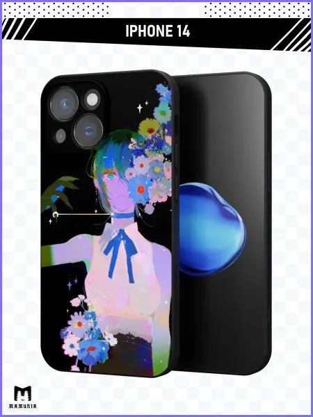 Mamunia Чехол на iPhone 14 с принтом Аниме