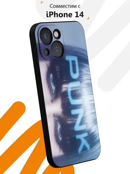 Мобилиус Чехол на iPhone 14 с принтом Punk