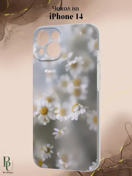 Be Unique Чехол на iPhone 14 Ромашки