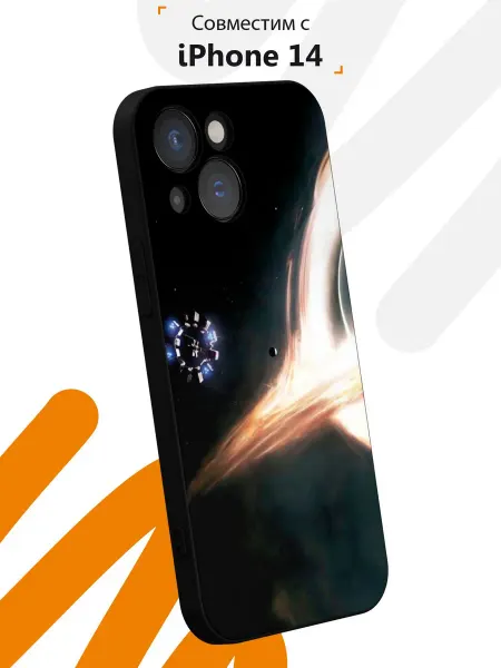Мобилиус Чехол на iPhone 14 с принтом Интерстеллар