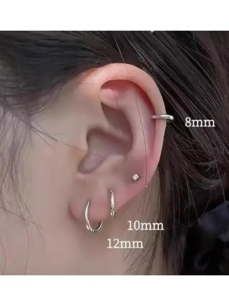 Серьги 8мм