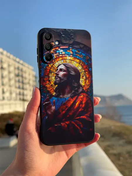 PBl store Чехол на Samsung Galaxy A15 с православным принтом