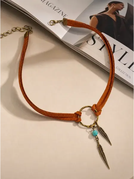 TakoNa Accessorize Замшевый чокер на шею бижутерия