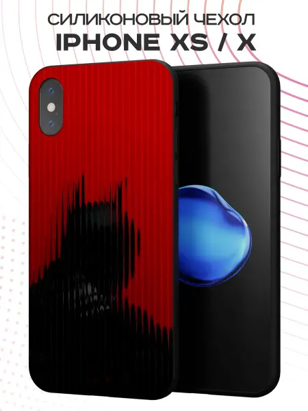 FACTORIA Чехол на Apple iPhone X и XS с принтом Бэтмен