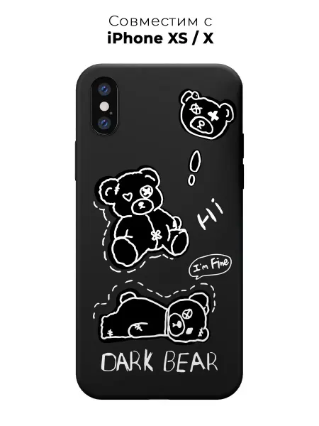 PANCASE Чехол на Apple iPhone X и XS Мишки