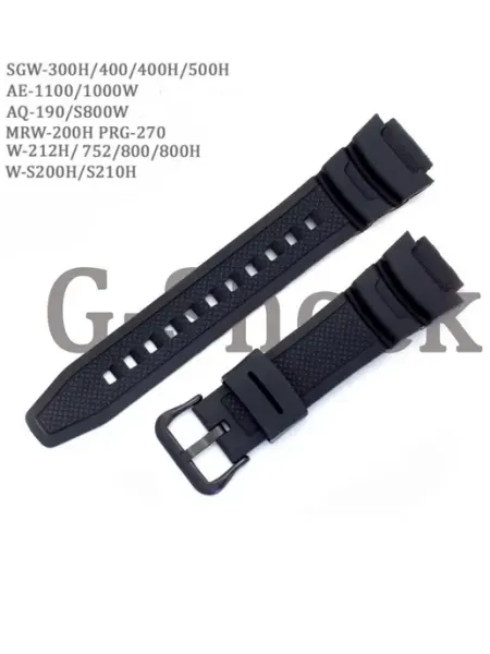 Haspic Ремешок для часов G-Shock SGW-400 серебристая пряжка