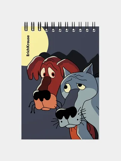 Записная книга на спирали ErichKrause Жил-был Пес, А6, 80 листов, клетка MIX-PACK 54294