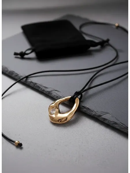 Moon Jewelry Подвеска на шнурке крупная колье длинное