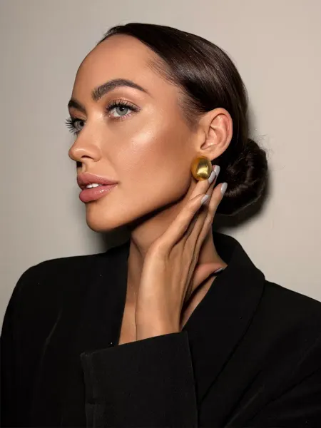 KriMari Jewerly Серьги бижутерия большие крупные повседневные вечерние