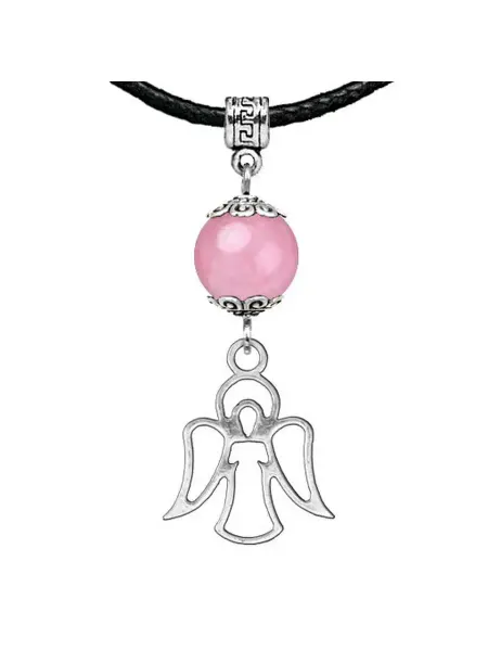 Runes&Gems Амулет Ангел-хранитель (защита), розовый кварц