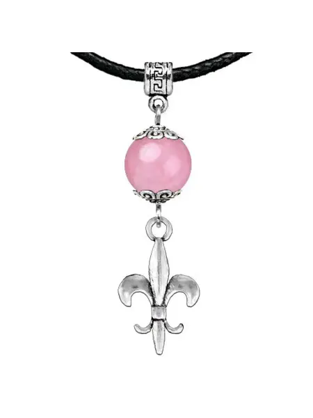 Runes&Gems Амулет Лилия (достоинство, власть, успех), розовый кварц