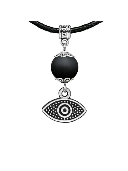 Runes&Gems Амулет Глаз (от сглаза и порчи), шунгит (синт.)