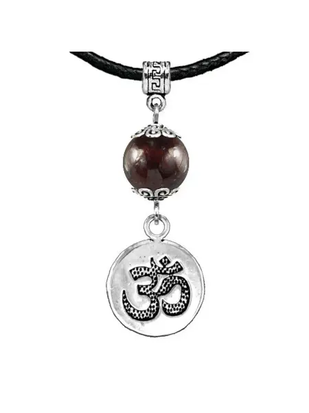 Runes&Gems Амулет Ом (защита и духовное развитие), гранат
