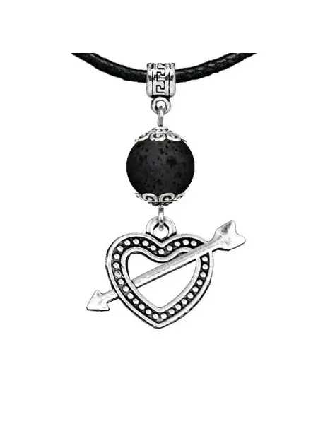 Runes&Gems Амулет Сердце со стрелой (любовь), лава