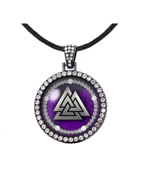 Runes&Gems Кулон-амулет на шею с подвеской Валькнут