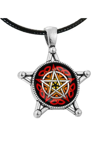 Runes&Gems Кулон-амулет на шею с подвеской Пентакль Защиты