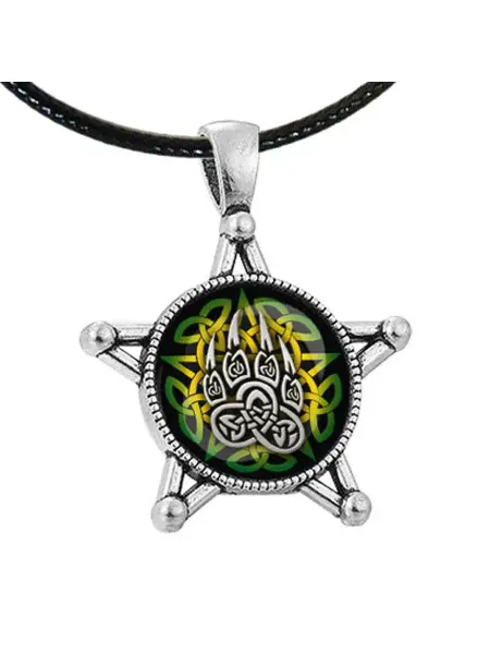 Runes&Gems Кулон-амулет на шею с подвеской Пентакль Знания