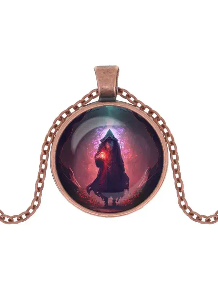 Runes&Gems Кулон-амулет с цепочкой и подвеской Чародей