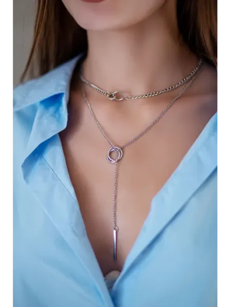 Shop030 Цепочка с длинной подвеской