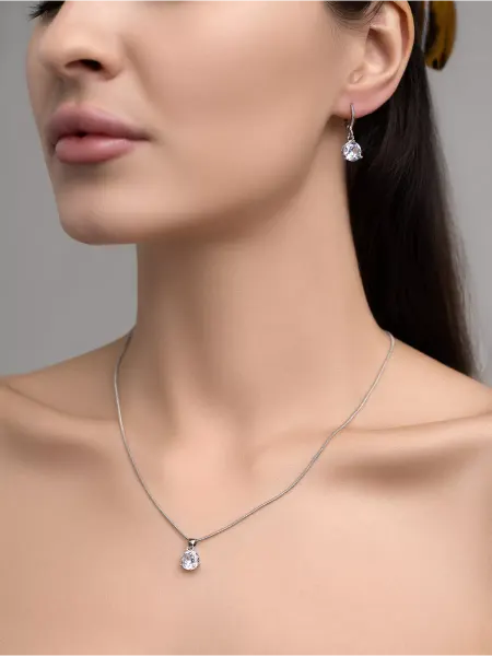 LIRANI комплект цепочка серьги