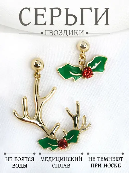 Серьги гвоздики