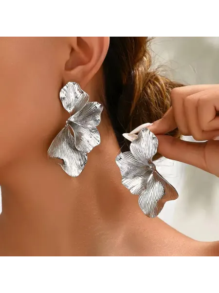 Серьги крупные