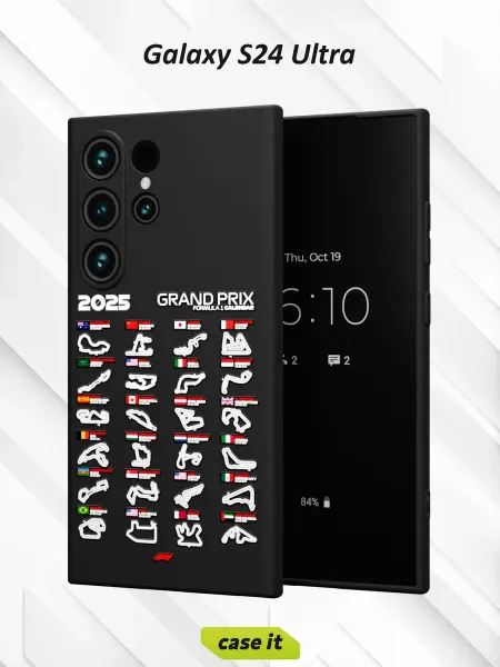 Case it Чехол на Samsung S24 Ultra с принтом Формула 1