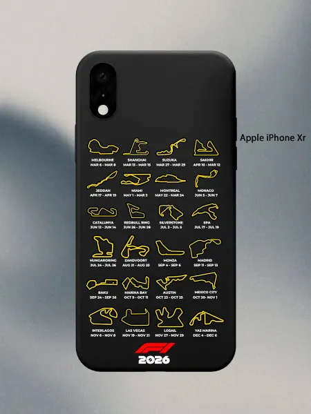 PANCASE Чехол на iPhone XR формула 1