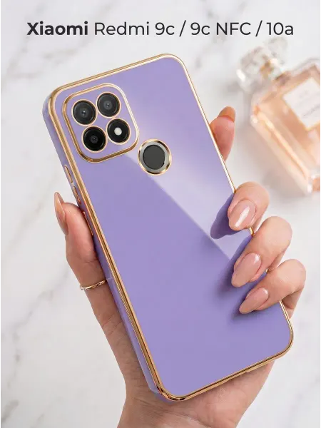 URBAZZA Глянцевый чехол на Xiaomi Redmi 9c, Redmi 9c NFC, Redmi 10a