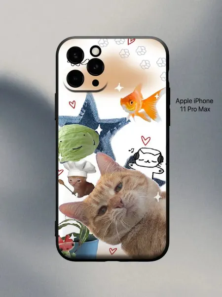 PANCASE Чехол на iPhone 11 Pro Max котик