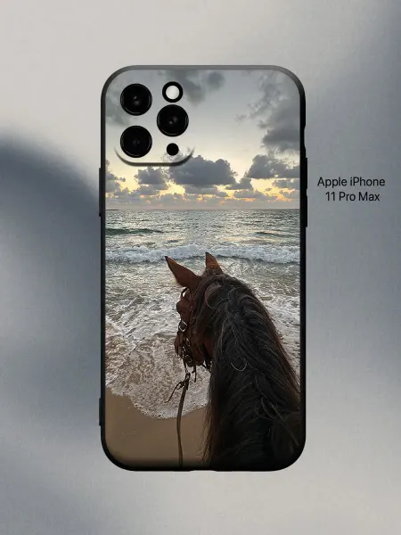 PANCASE Чехол на iPhone 11 Pro Max с лошадью